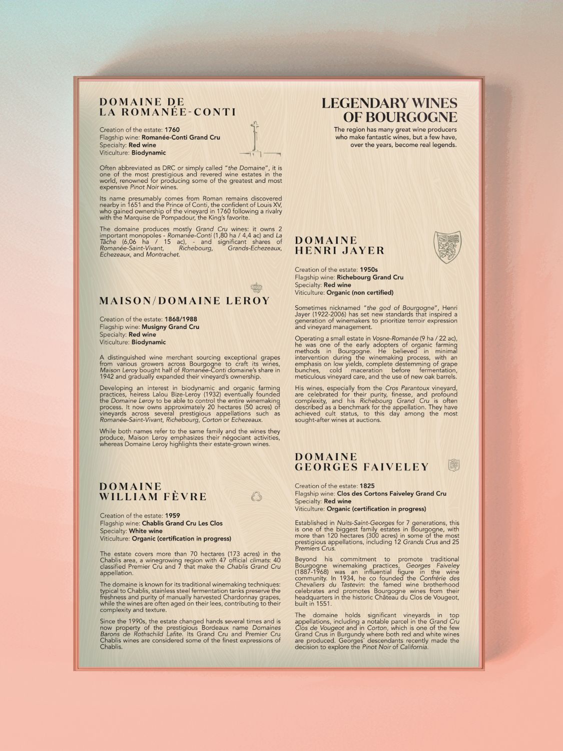 Bourgogne Wine Puzzle