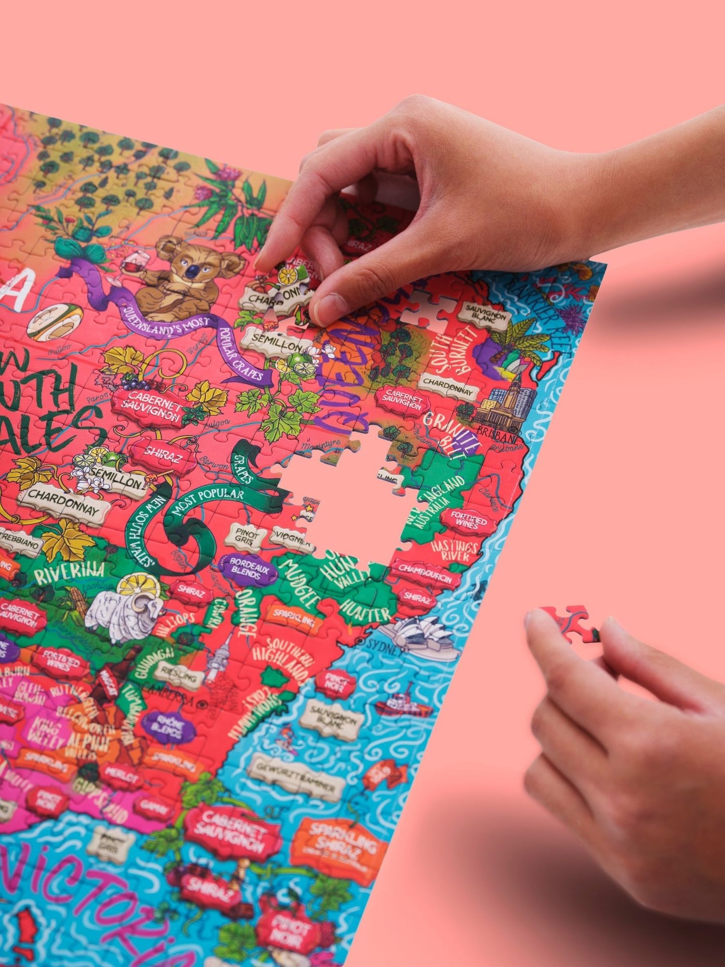 Australia Wine Puzzle