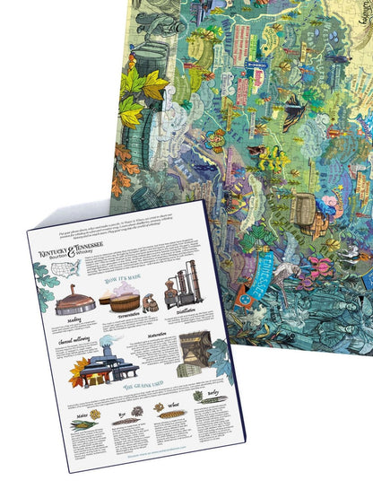 Bourbon Whiskey Puzzle - Kentucky & Tennessee