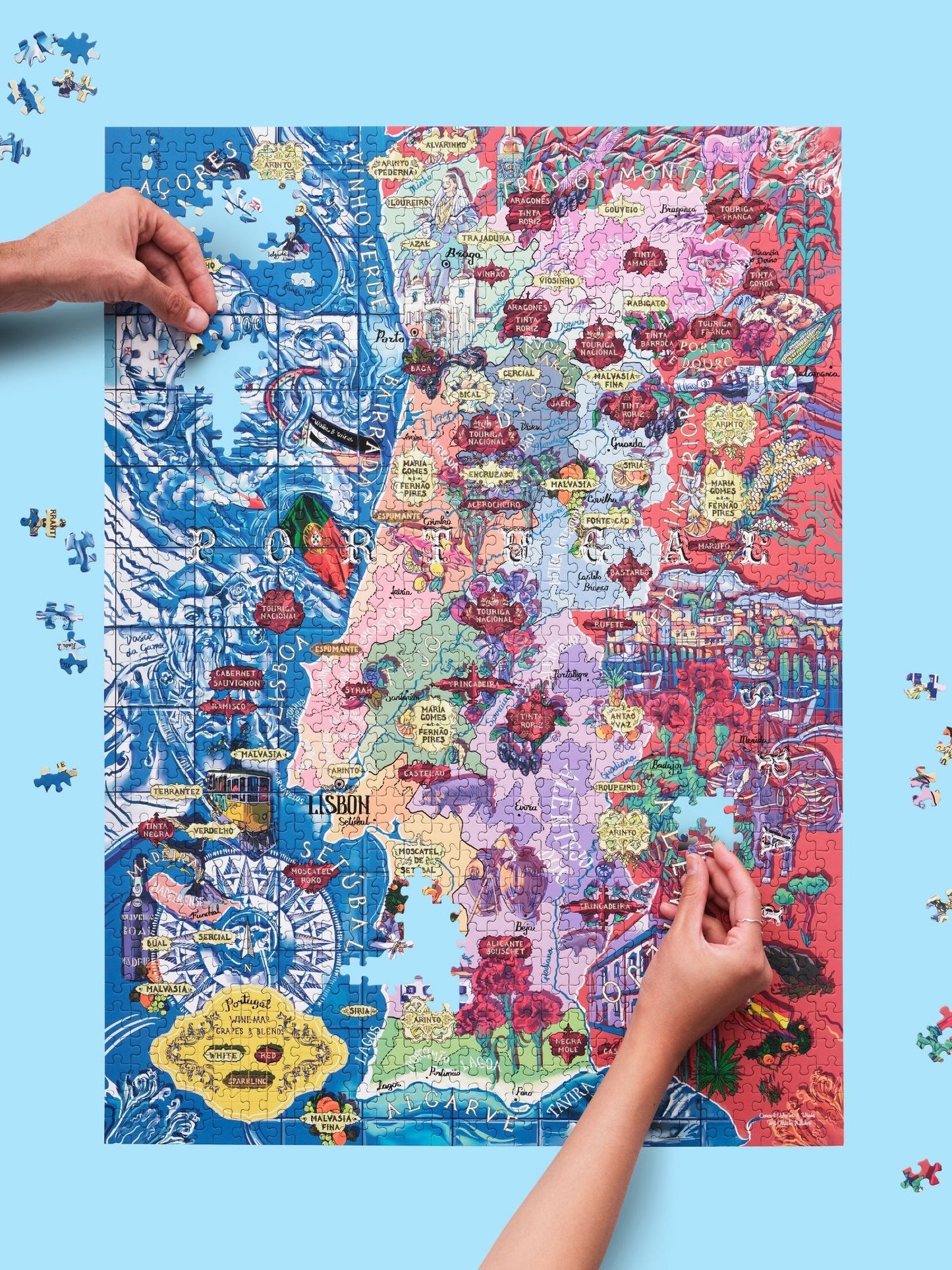 Portugal Wine Puzzle