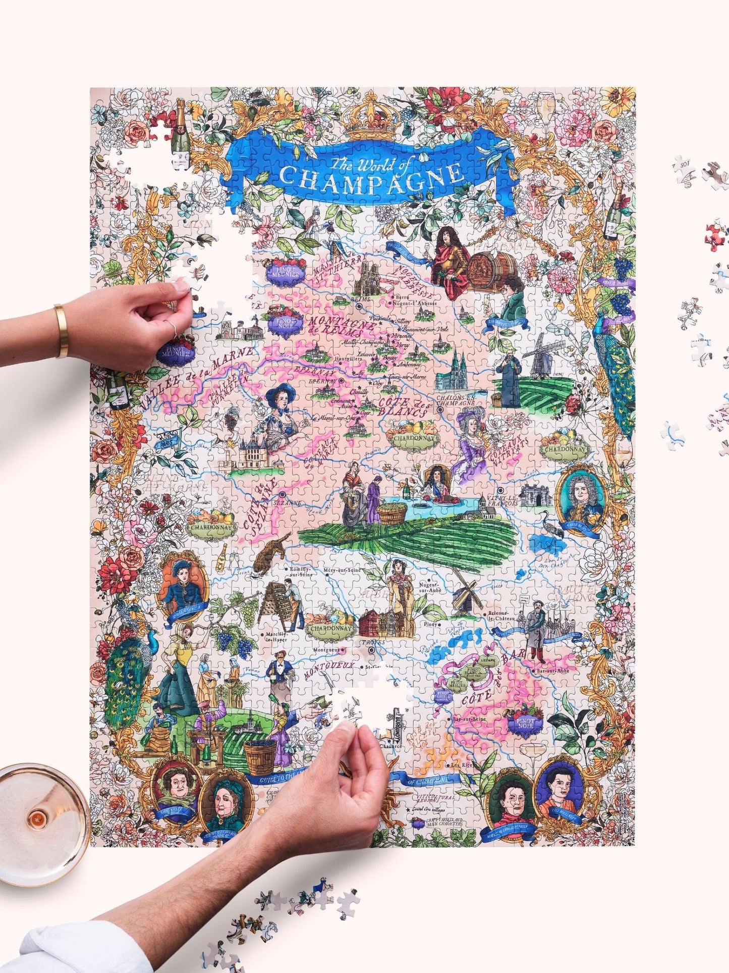 Champagne Wine Puzzle