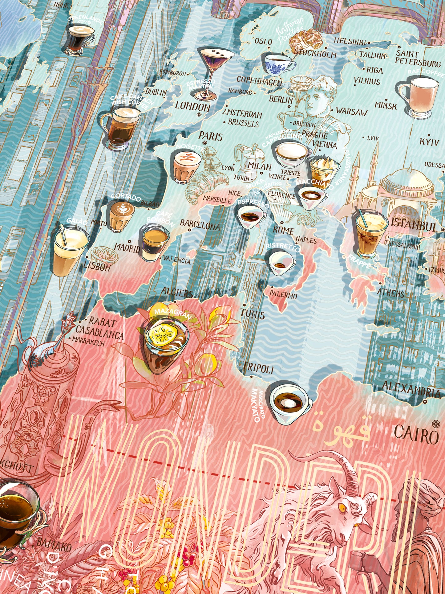 World of Coffee Puzzle