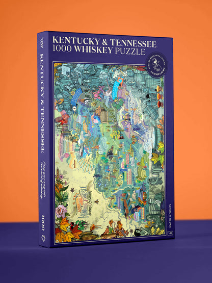 Bourbon Whiskey Puzzle - Kentucky & Tennessee