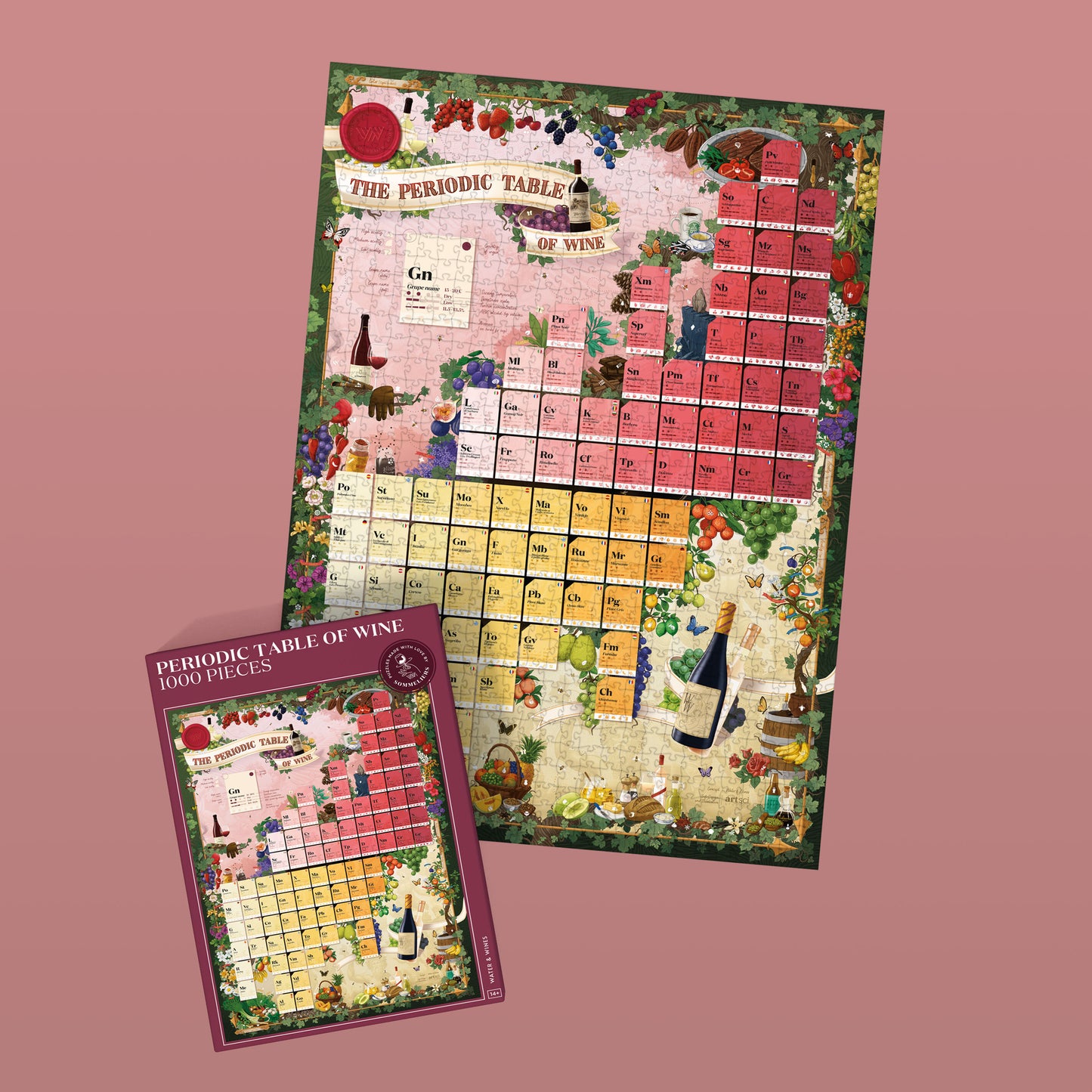 Periodic Table of Wine Puzzle